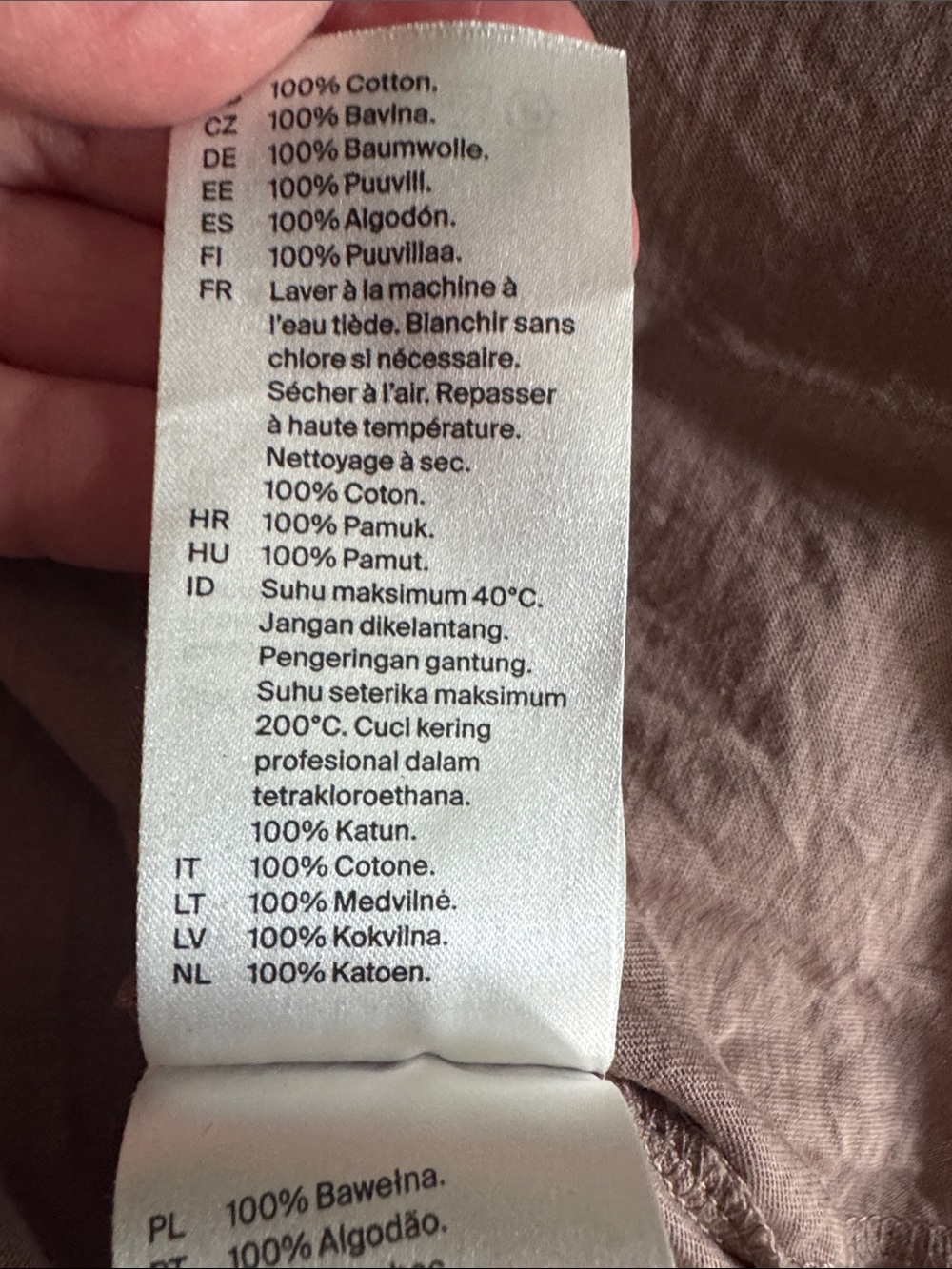 COS Cotton Mock neck Tee, NWOT, M - Picture 5 of 8